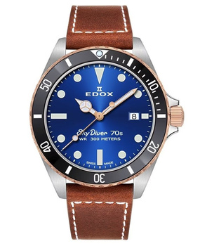 ZEGAREK EDOX Skydiver 70`s Date 53017-357RNC-BUI